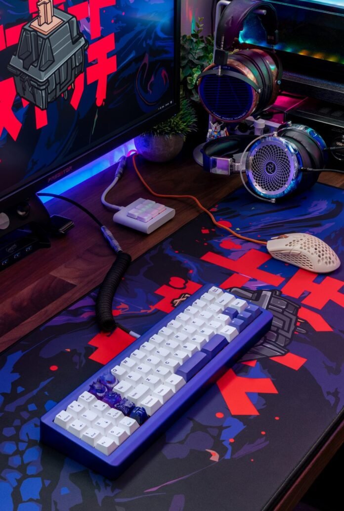 Switch Swirl Desk Mat